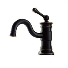 YL-03911Q Black Antique Brass Melgera Taple Smaniñera de un solo agua de agua fría y fría grifo de baño de baño